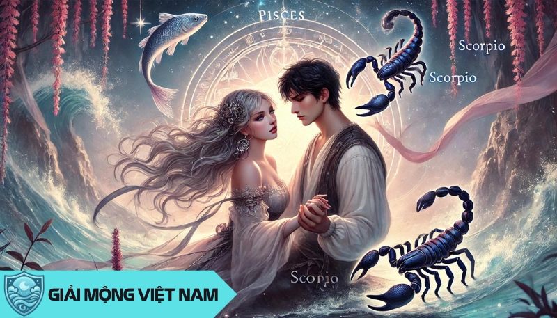 Song Ngư nữ và Bọ Cạp nam tạo nên một cặp đôi vô cùng hòa hợp và lãng mạn.