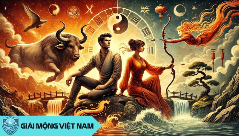 Tình yêu giữa Kim Ngưu và Nhân Mã: Sự kết hợp bất ngờ của đất và lửa hoàng đạo