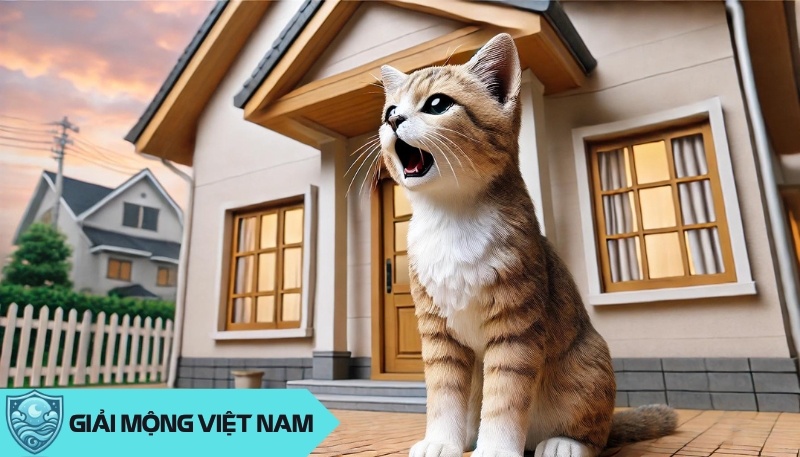 Tiếng mèo kêu trước cửa nhà thường được xem là dấu hiệu cảnh báo.